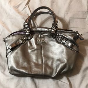 Gunmetal Coach Handbag